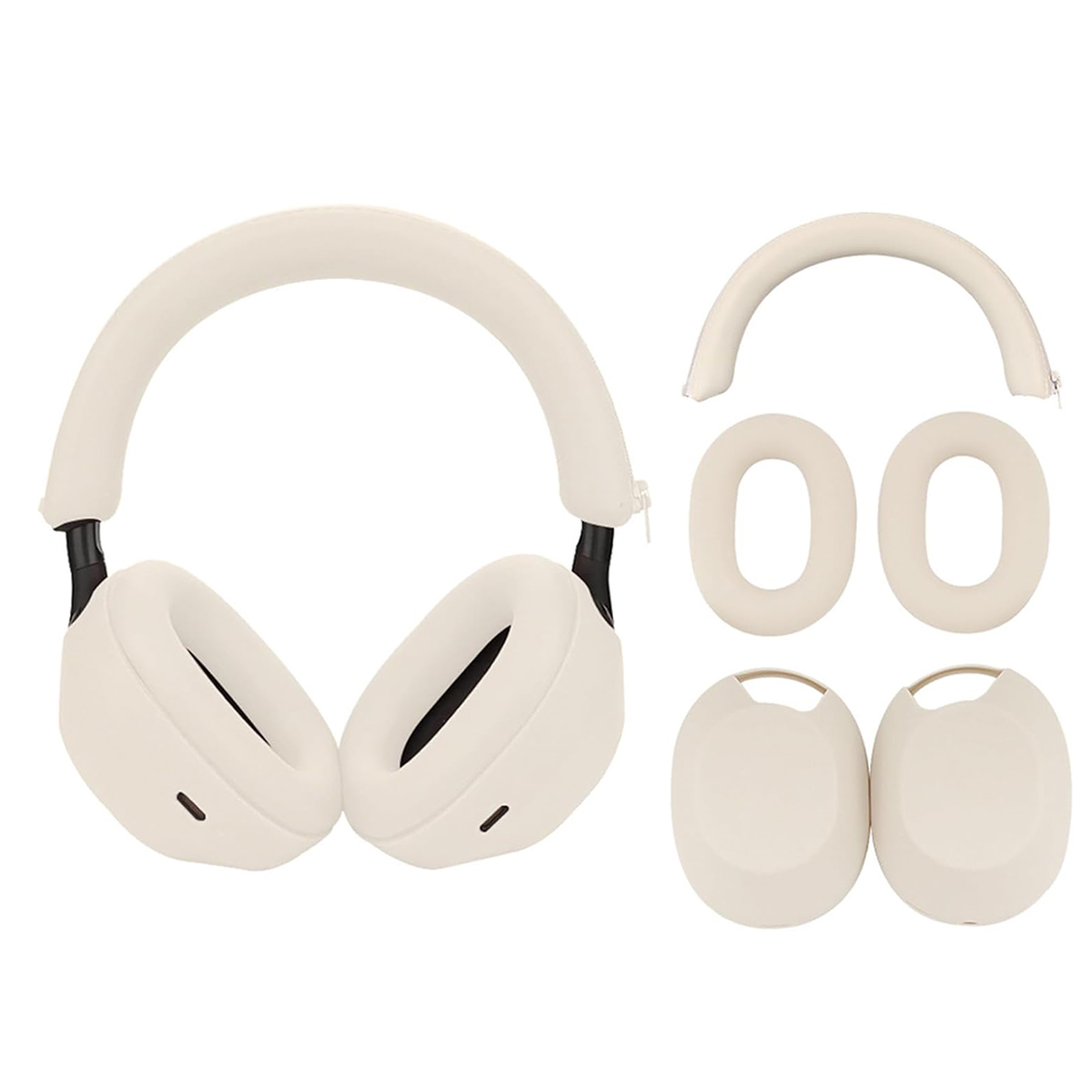 Sony Headphone Wh-1000Xm5 - ソニーヘッドフォン用シリコン保護カバー、イヤーマフプロテクタースリーブ、ソニーWH-1000XM5に適合