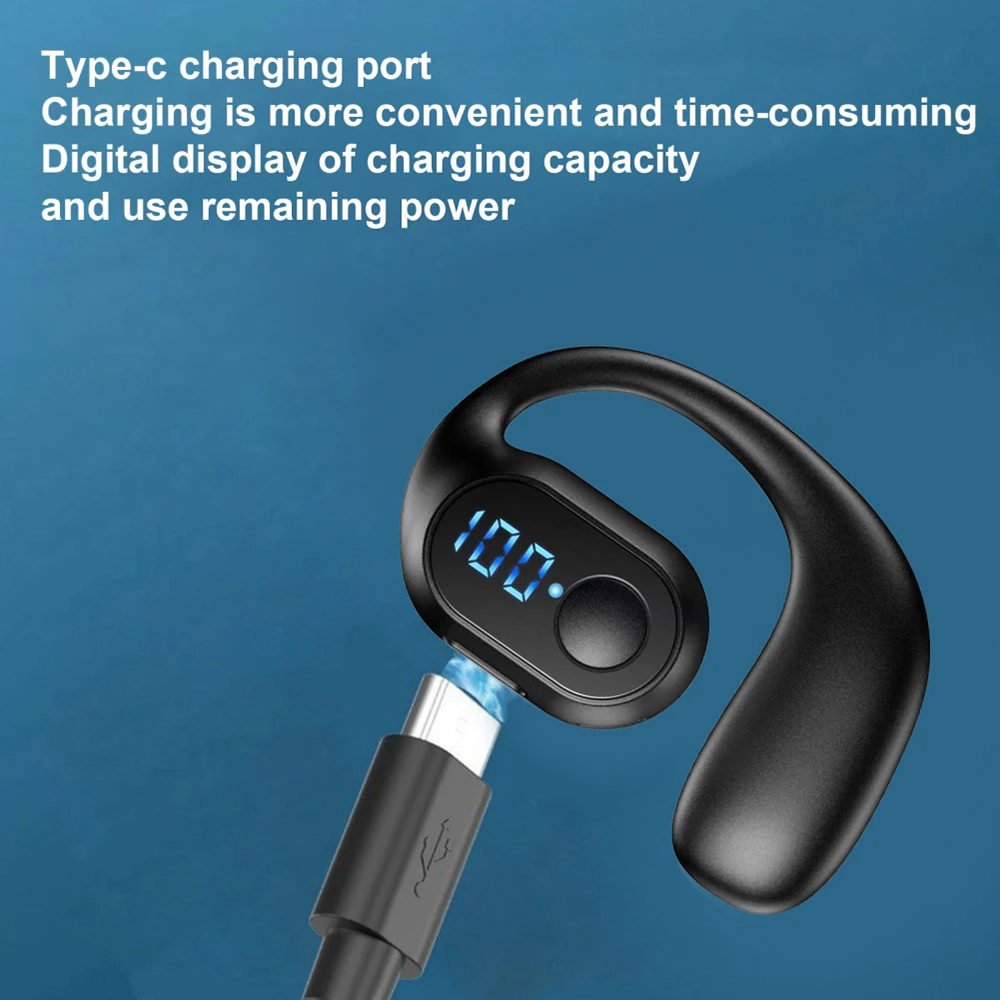 ワイヤレスBluetooth 5.4イヤーフックヘッドホンT - Sports Earphone Hook のレビューと価格
