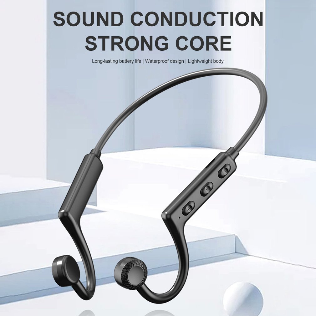 骨伝導イヤホンワイヤレス Bluetooth ヘッドセット防 - Sports Earphone Hook のレビューと価格
