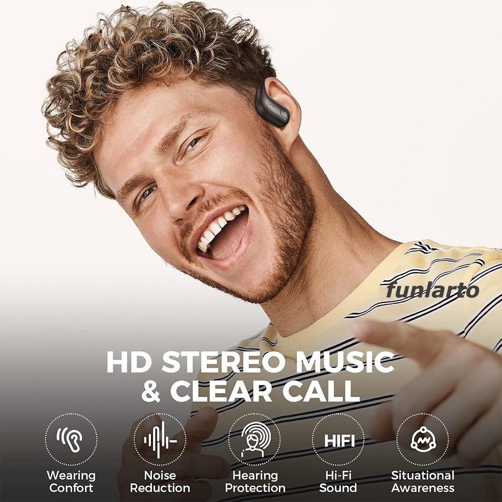 オープンイヤーワイヤレスランニングヘッドセット、ランナー用B - Sports Earphone Hook のレビューと価格
